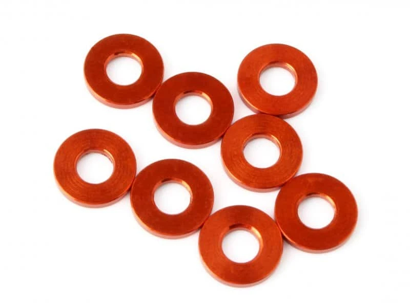 160406_160406_01_800_600 HPI 160406 Shim 3x7x1mm (Orange/8pcs)