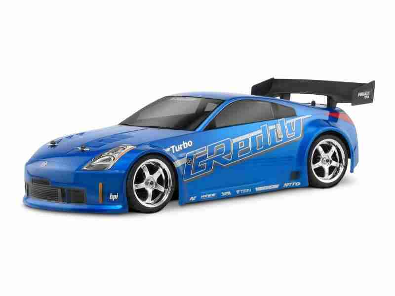 17518_17218_01pp_800_600-1 HPI 17518 Nissan 350Z Greedy Twin Turbo Body (200mm)