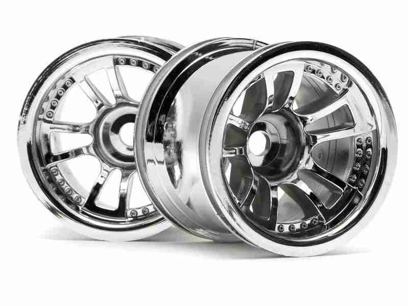 3052_3052_01p_800_600 HPI 3052 Split 5 Truck Wheel (Chrome/2Pcs)