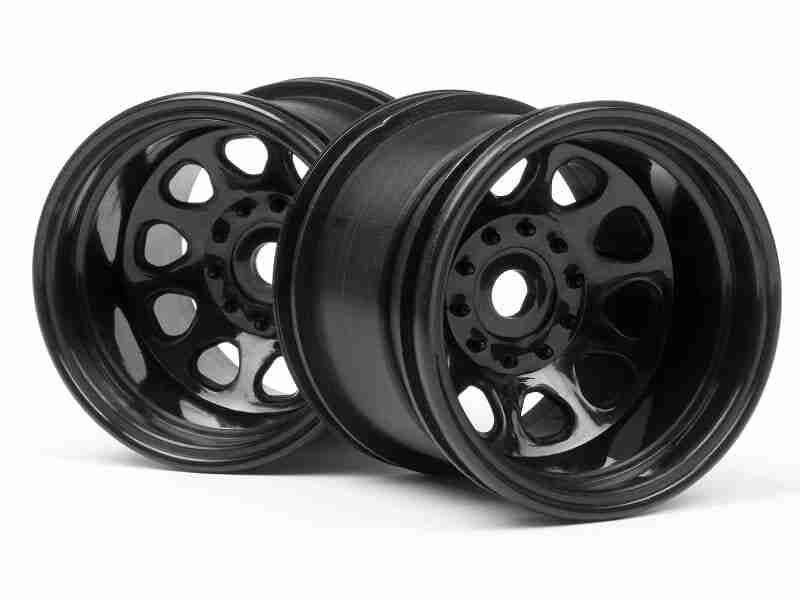 3061_3061_01p_800_600 HPI 3061 Classic King Wheel Black (2.2In/2Pcs)