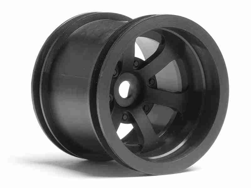 3094_3094_01p_800_600 HPI 3094 Scorch 6-Spoke Wheel Black (2.2In/55X50mm/2Pcs)