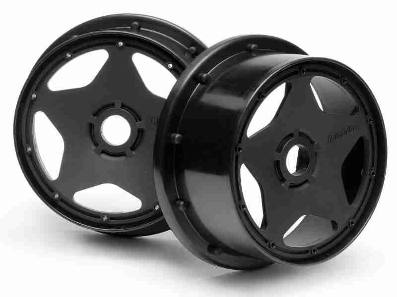 3221_3221_01p_800_600 HPI 3221 Super Star Wheel Black front (120X60mm/2Pcs)