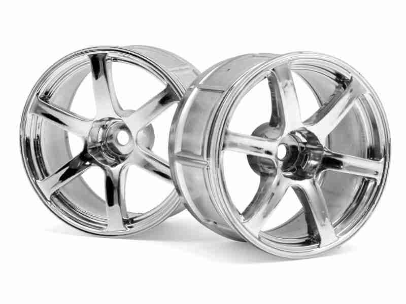 33466_33466_01_800_600 HPI 33466 Lp32 Wheel Yokohama Avs Model T6 Chrome (2Pcs)