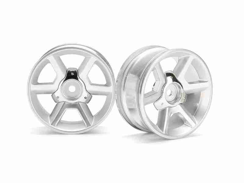 33471_33471_003pp_800_600 HPI 33471 GT Wheel Silver (6mm Offset/2Pcs)