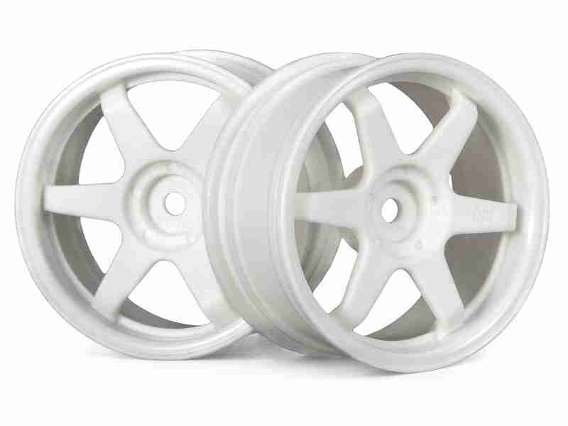 3840_3840_01p_800_600 HPI 3840 Te37 Wheel 26mm White(3mm Offset)
