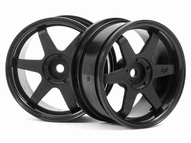3841_3841_01p_800_600 HPI 3841 Te37 Wheel 26mm Black (3mm Offset)