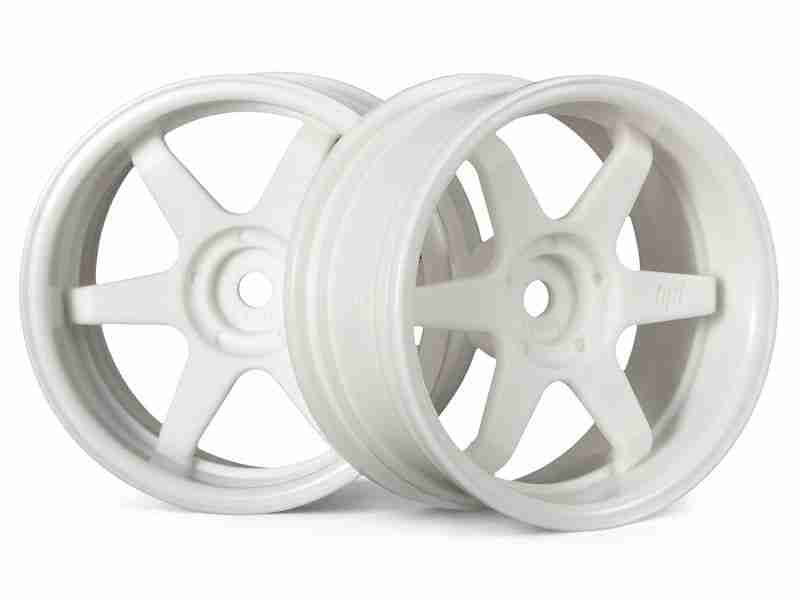 3845_3845_01p_800_600 HPI 3845 Te37 Wheel 26mm White (6mm Offset)