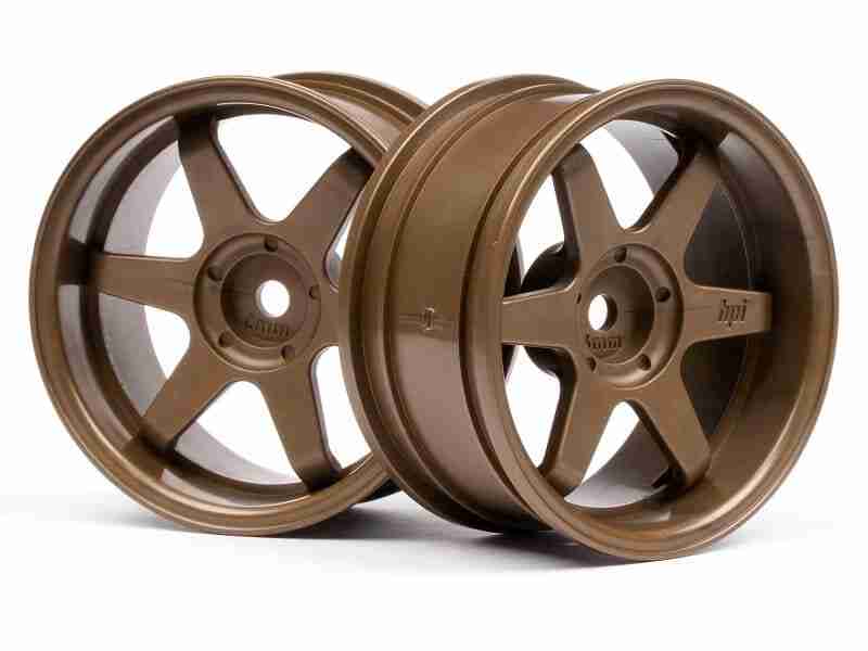 3848_3838_01p_800_600 HPI 3848 TE37 Wheel 26mm Bronze (6mm Offset)