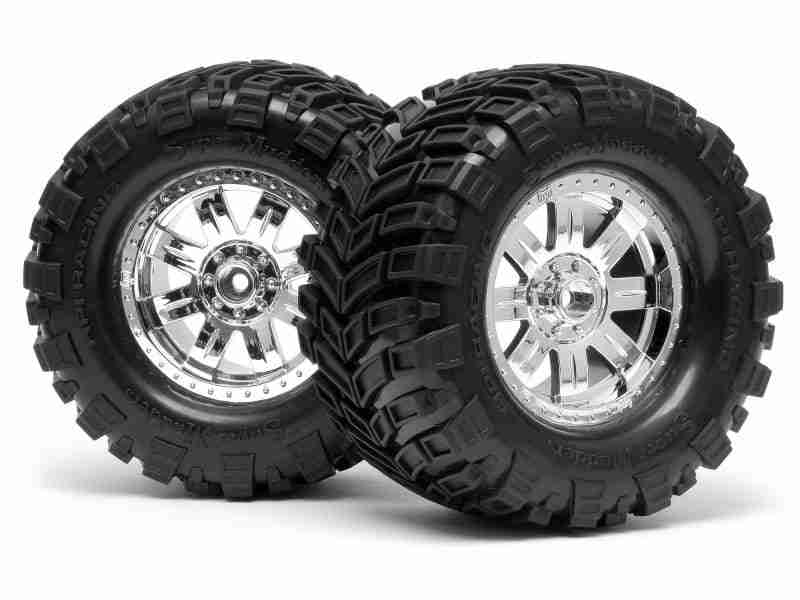 4726_4726_01p_800_600 HPI 4726 Mounted Super Mud Tire 165X88mm Ringz Wheel Shncrm
