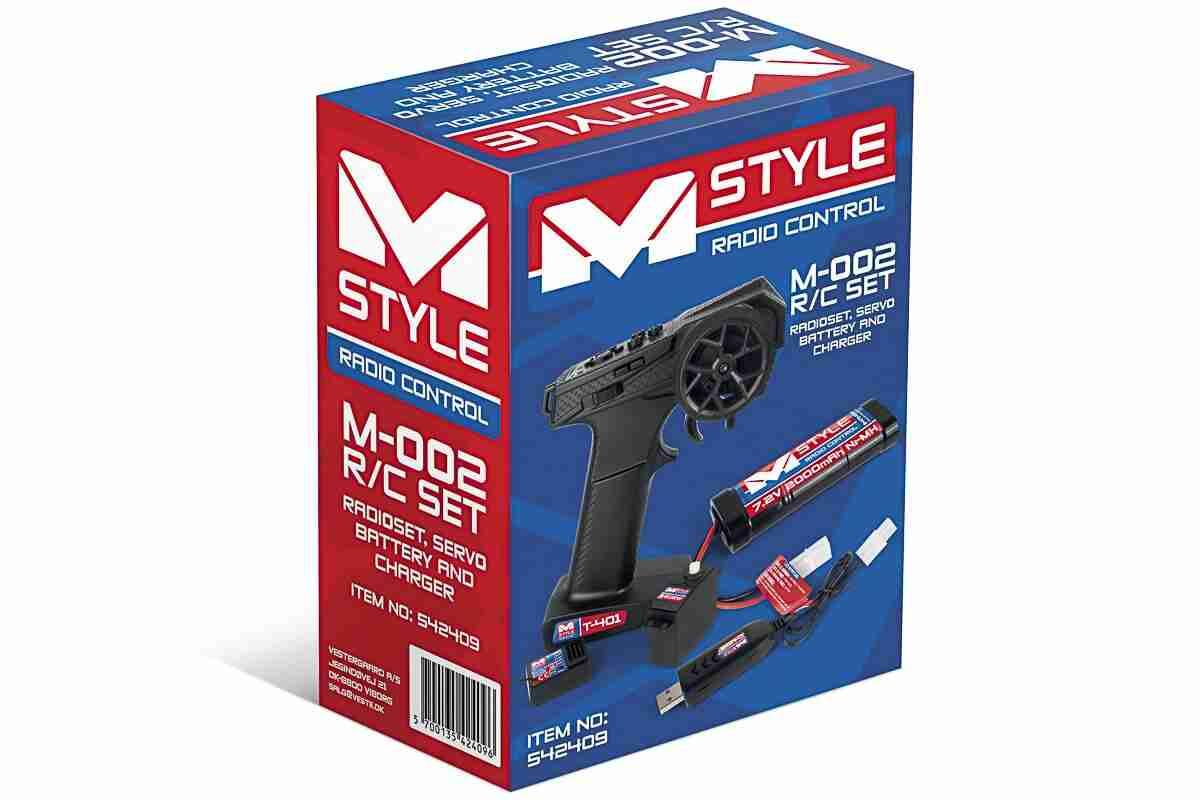 MStyle Radiosæt T401 Med Servo, Batteri Og Oplader 6 542409 01