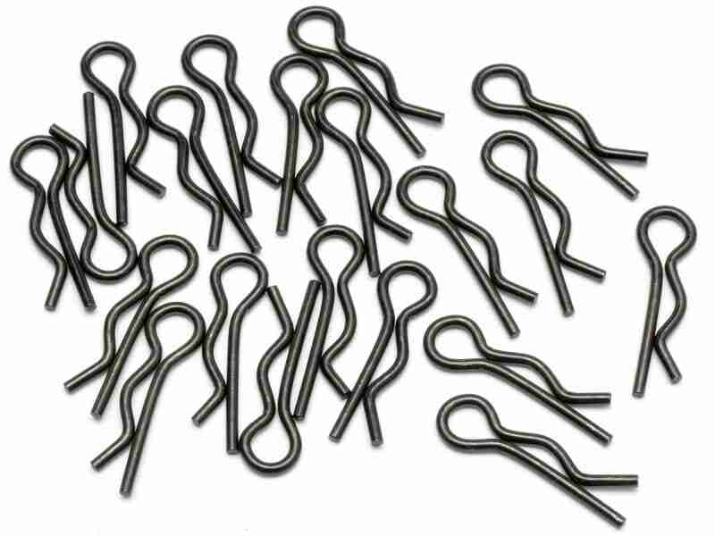 6203_6203_01p_800_600 HPI 6203 Body Clip (8mm/Black/20Pcs)
