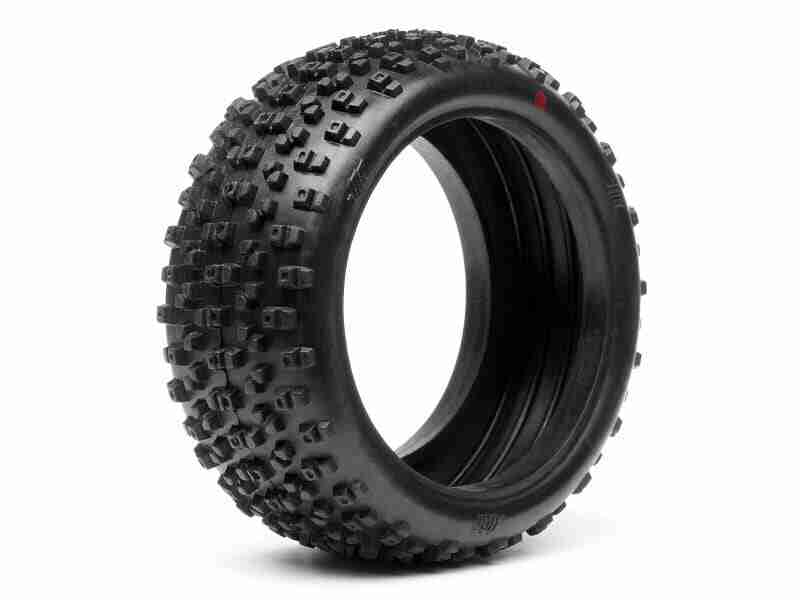 67744_67744_02p_800_600 HPI 67744 Proto Tire (Red/ 1/8 Buggy)