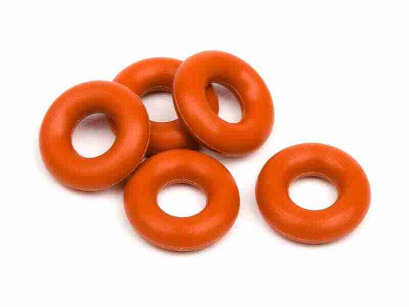 6819_6819_01p_800_600 HPI 6819 Silicon O-Ring P-3 (Red) (5 Pcs)