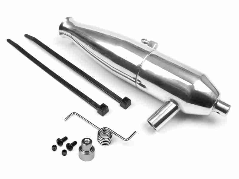 86138_86138_01_800_600 HPI 86138 Aluminium Tuned Pipe (Polished/21+)