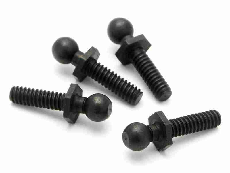 86191_86191_01p_800_600 HPI 86191 Ball 4.3X20mm (4-40/Black/4Pcs)