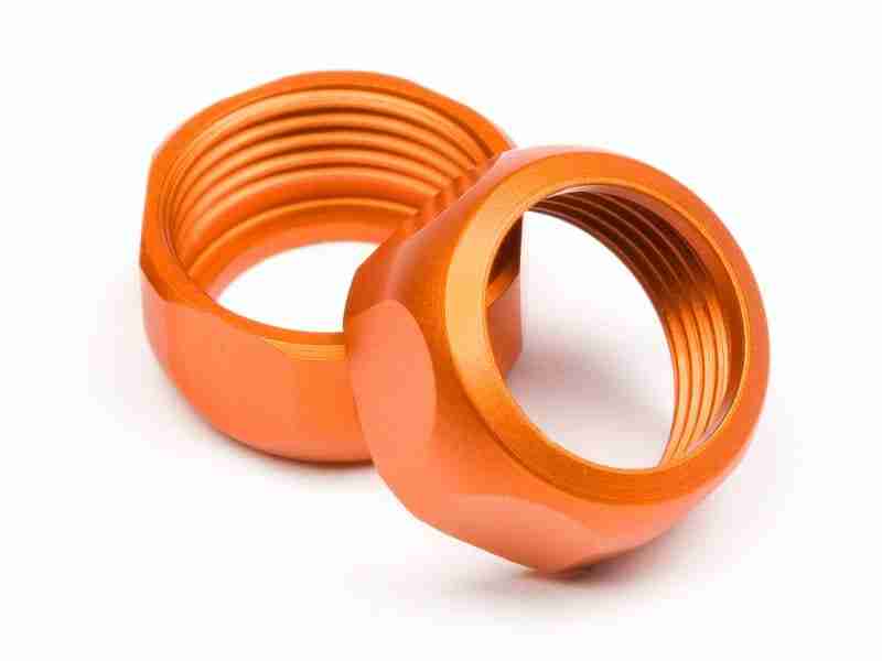 86273_86273_01p_800_600 HPI 86273 Shock Cap 10mm (Orange/2Pcs)
