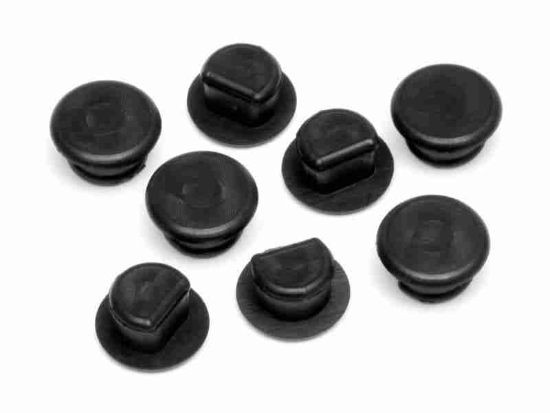 86664_86664_01p_800_600 HPI 86664 Rubber Cap 6X5mm (8Pcs)