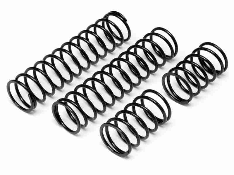 86762_86762_01p_800_600 HPI 86762 Shock Spring 23x155x2.4mm 17.5 Coils (Black/2pcs)