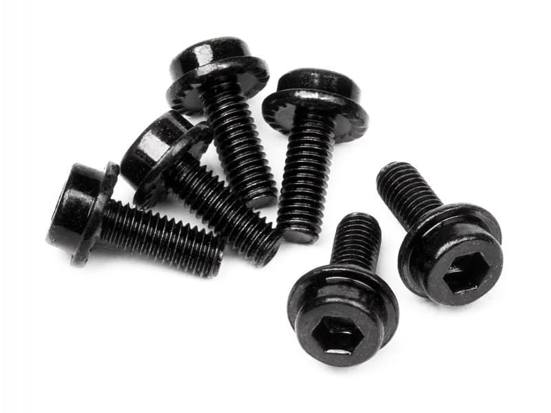 94453_94453_01p_800_600 HPI 94453 Flanged Cap Head Screw M3X8mm (6Pcs)