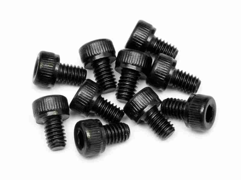 94502_94502_01p_800_600 HPI 94502 Cap Head Screw M4X6mm (10Pcs)
