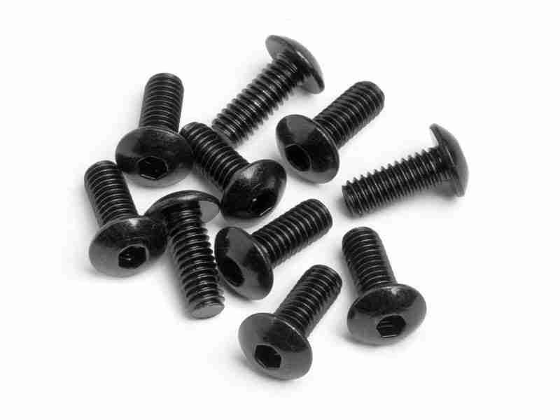 94554_94554_01p_800_600 HPI 94554 Button Head Screw M4X10mm (Hex Socket/10Pcs)