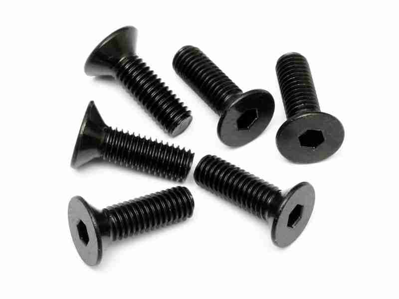94730_94730_01p_800_600 HPI 94730 Flat Head Screw M5X16mm (Hex Socket/6Pcs)