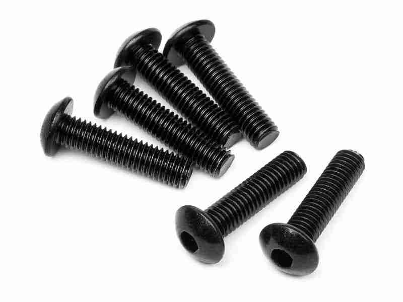 94757_94757_01p_800_600 HPI 94757 Button Head Screw M5X20mm (Hex Socket/6Pcs)