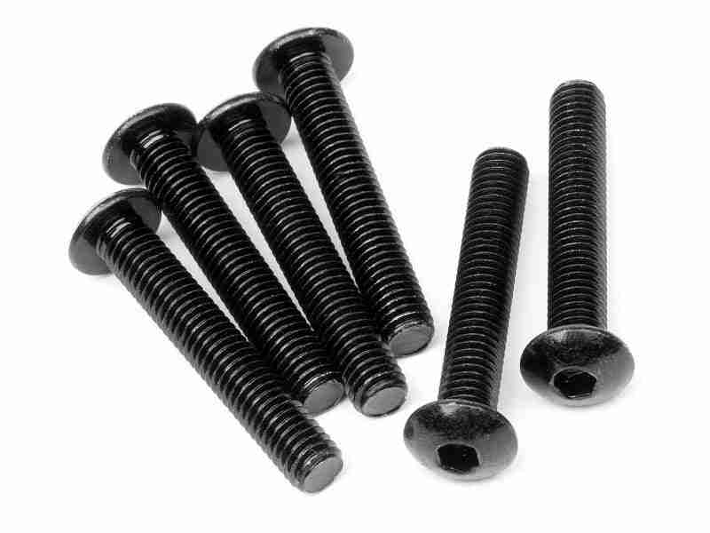 94760_94760_01p_800_600 HPI 94760 Button Head Screw M5X30mm (Hex Socket/6Pcs)