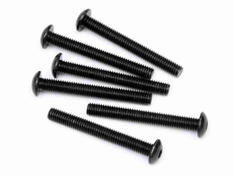 94762_94762_01p_800_600 HPI 94762 Button Head Screw M5X40mm (Hex Socket/6Pcs)