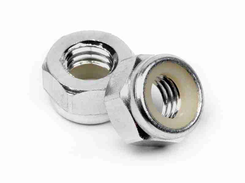 95862_95862_01p_800_600 HPI 95862 Aluminum Lock Nut M5 (Silver/10Pcs)