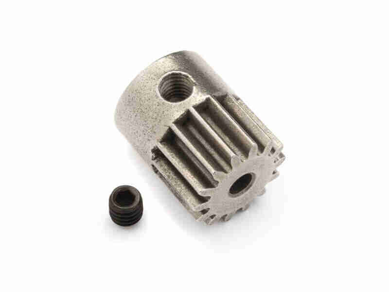 Blackzon-540035-Motor-Pinions14T-0.6M-and-Set-Screw Blackzon 540035 Motor Pinions(14T/0.6M) + Set Screw