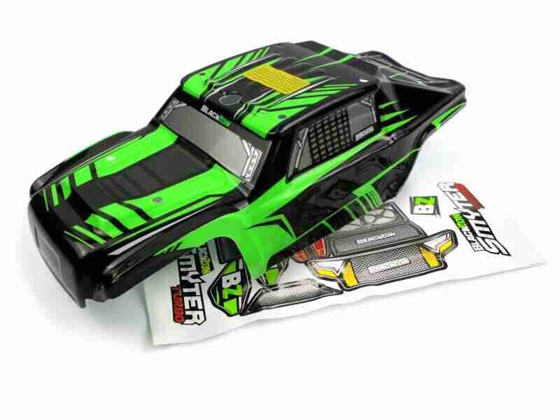 Blackzon-540234-Smyter-DT-Turbo-Body-Green-Black Blackzon Smyter DT Turbo Body (Green/Black)