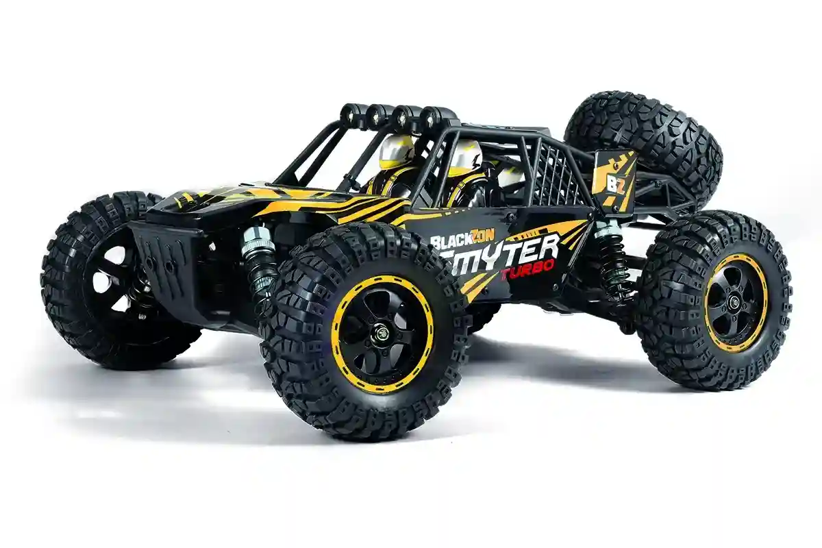 Blackzon-Smyter-DB-Turbo-Fjernstyret-bil-4 Blackzon Smyter DB Turbo - Gul - Fjernstyret bil