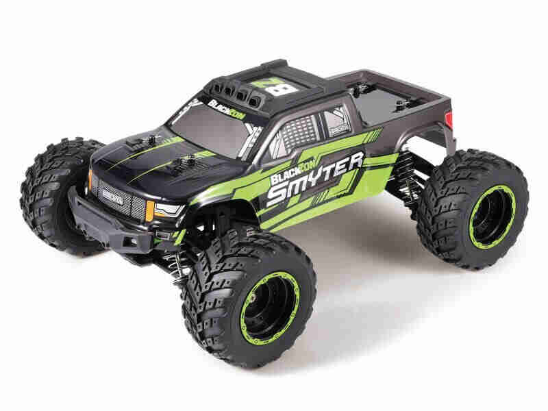 Blackzon-Smyter-MT-4WD-Monster-Truck-Groen-540110-2 Blackzon Smyter MT - Grøn 1/12 4WD Fjernstyret Monster Truck