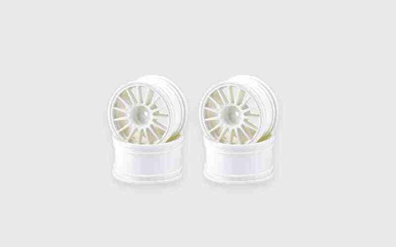 Carisma - M48S Multi Spoke Wheels Set (WHITE) Carisma - M48S Multi Spoke Wheels Set (WHITE)