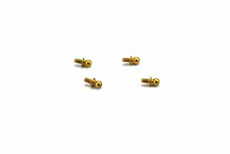 Carisma - MSA-1E 3.9 X3.95mm BALL STUDS SET (4) Carisma - MSA-1E 3.9 X3.95mm BALL STUDS SET (4)