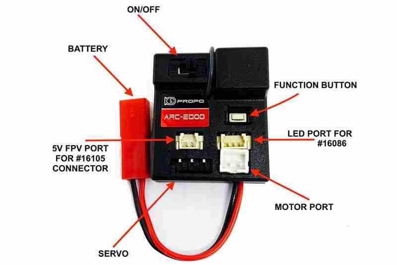 Carisma - MSA-1E KD-PROPO ARR2000 2.4GHZ RX/ESC Carisma - MSA-1E KD-PROPO ARR2000 2.4GHZ RX/ESC