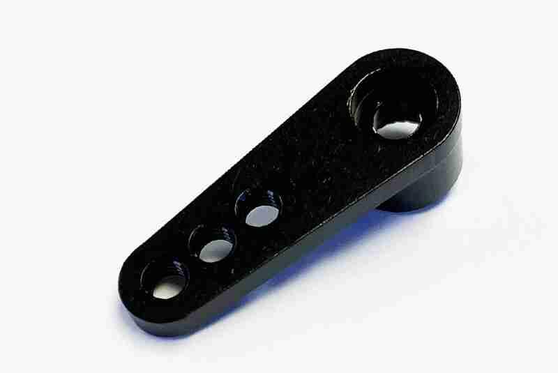 Carisma RC - Aluminium Clamping Servo Arm 25T 2-hole M3 Black Carisma RC - Aluminium Clamping Servo Arm 25T 2-hole M3 Black