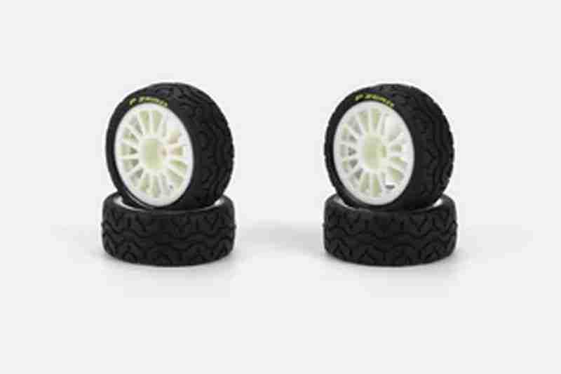 Carisma RC - GT24 M-Sport 2022 PUMA Hybrid Rally1 Wheel & Tires Set 4pcs Carisma RC - GT24 M-Sport 2022 PUMA Hybrid Rally1 Wheel & Tires Set 4pcs