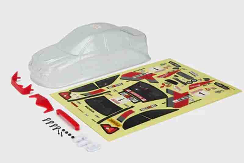 Carisma RC - GT24 - Mitsubishi Lancer Evo IV WRC - Clear Body - Set WB 121Mm Carisma RC - GT24 - Mitsubishi Lancer Evo IV WRC - Clear Body - Set WB 121Mm