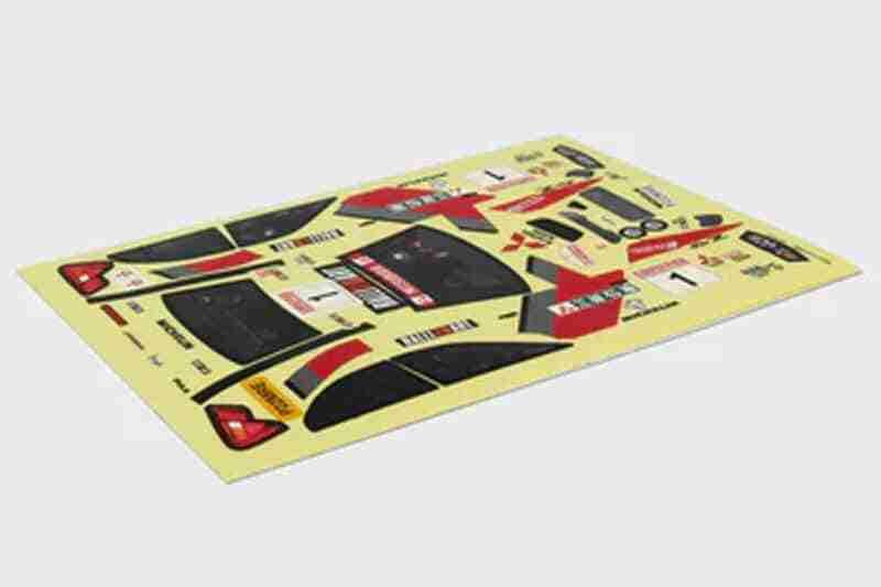 Carisma RC - GT24 - Mitsubishi Lancer Evo IV WRC - Decal Sheet - Set Carisma RC - GT24 - Mitsubishi Lancer Evo IV WRC - Decal Sheet - Set