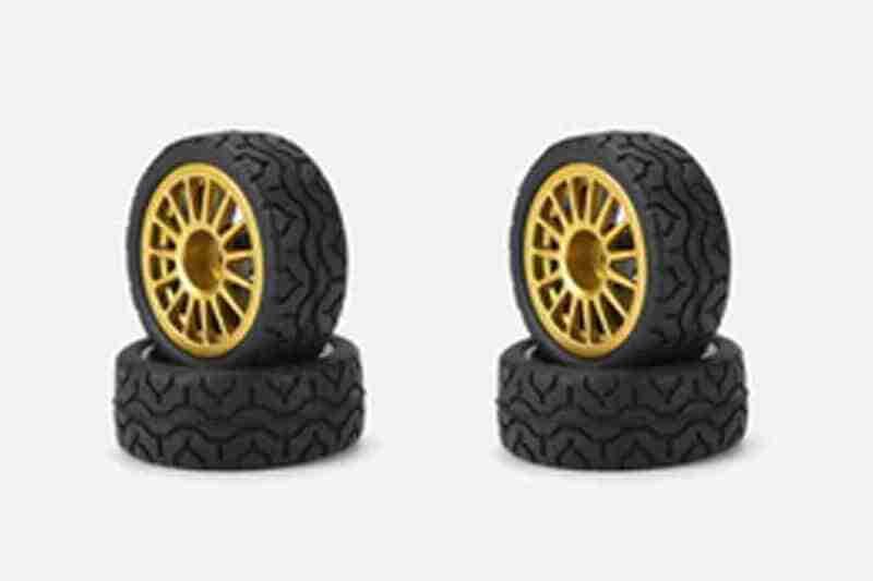 Carisma RC - GT24 - Subaru Sti-9 Wheel - Tire - Set 4Pcs Carisma RC - GT24 - Subaru Sti-9 Wheel - Tire - Set 4Pcs