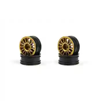Carisma RC - GT24 Subaru WRC Gold Wheel Set 4pcs
