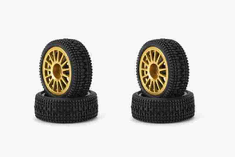 Carisma RC - GT24 - Subaru WRC Wheel - Tire - Set 4Pcs Carisma RC - GT24 - Subaru WRC Wheel - Tire - Set 4Pcs