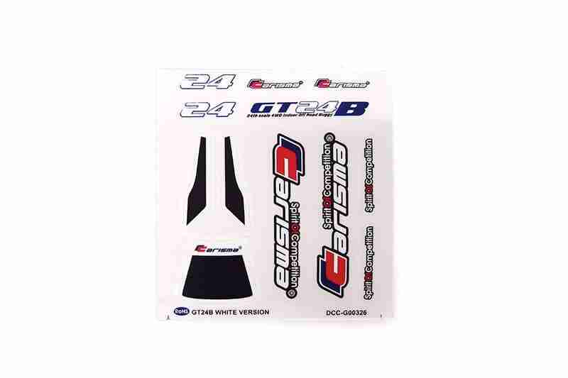 Carisma RC - GT24B CH/PS EDITION DECAL SHEET Carisma RC - GT24B CH/PS EDITION DECAL SHEET