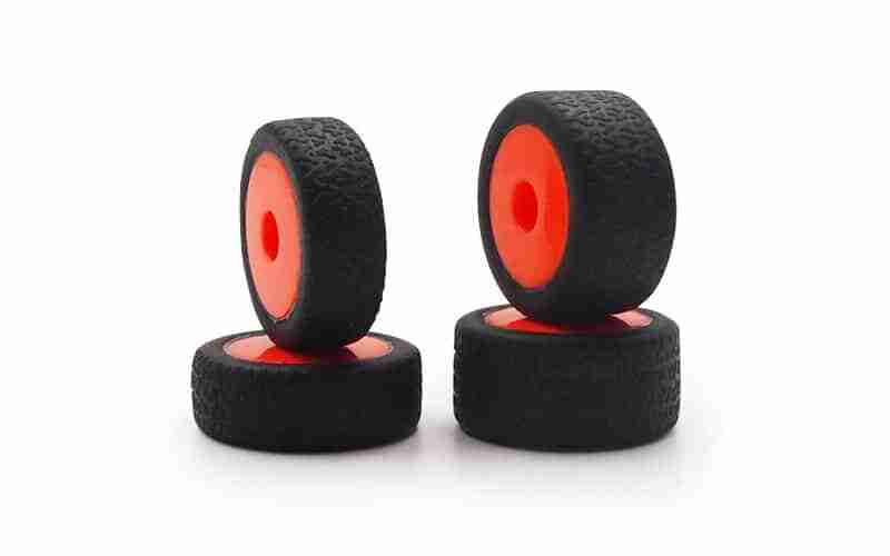Carisma RC - GT24B ORANGE WHEELS/TIRES MOUNTED Carisma RC - GT24B ORANGE WHEELS/TIRES MOUNTED