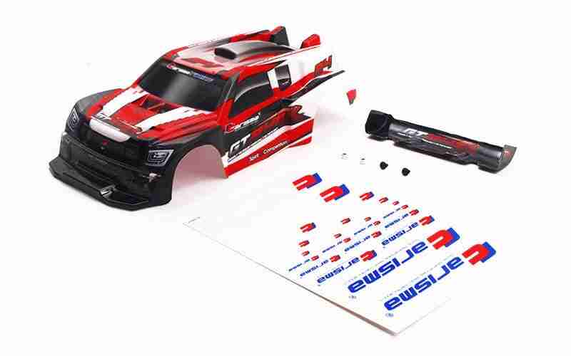 Carisma RC - GT24R Red Pre-painted Body With Wing WB 119mm Carisma RC - GT24R Red Pre-painted Body With Wing WB 119mm