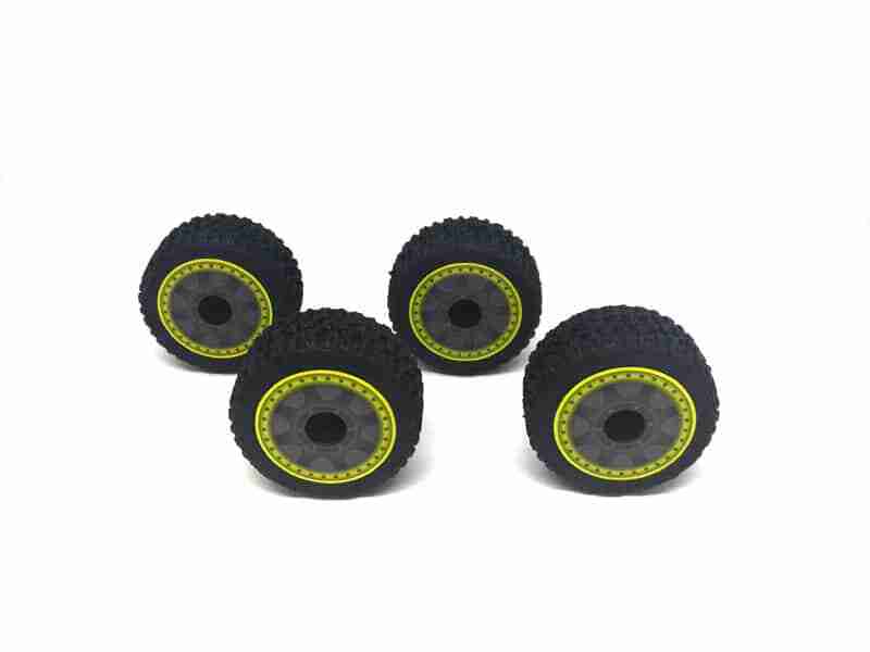 Carisma RC - GT24TR WHEEL AND TIRE SET (ASSEMBLED) YE Carisma RC - GT24TR WHEEL AND TIRE SET (ASSEMBLED) YE