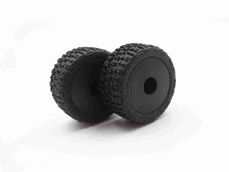Carisma RC - GT24TR/T Black Wheels & Pre-mounted Tyres 2pcs Carisma RC - GT24TR/T Black Wheels & Pre-mounted Tyres 2pcs