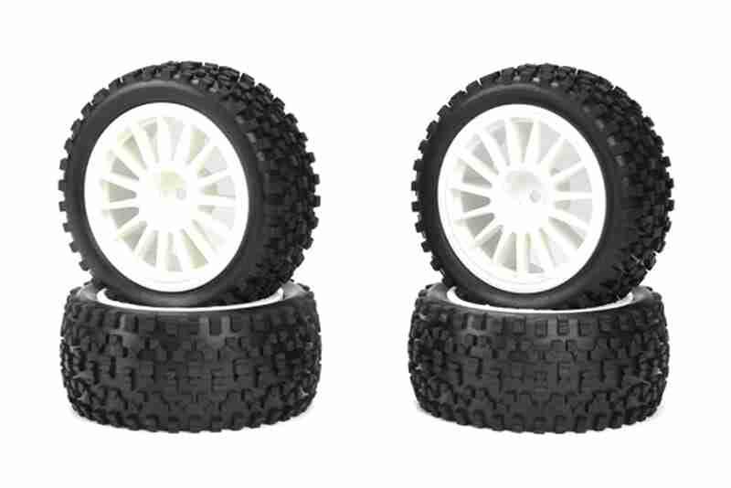 Carisma RC - M48S - Gravel Spec Tires - Mounted - Set 4 Pcs Carisma RC - M48S - Gravel Spec Tires - Mounted - Set 4 Pcs
